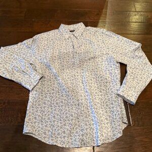 Banana Republic Men's Button down Organic slim fit cotton Oxford shirt large